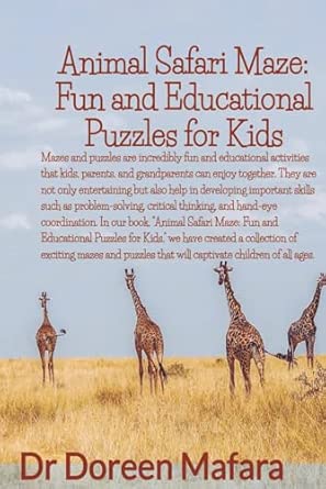 Animal Safari Maze book cover